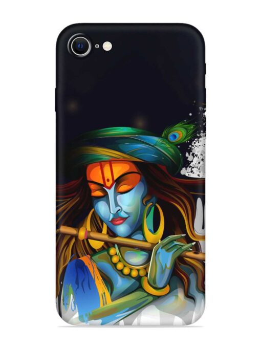 Krishna Art Embossed Soft Silicone Case for Apple Iphone Se (2020) Zapvi