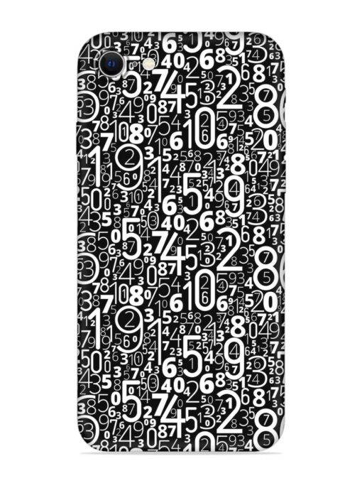 Many Numbers Different Embossed Soft Silicone Case for Apple Iphone Se (2020) Zapvi