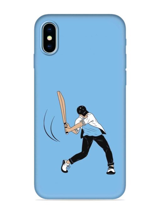 Cricket Gully Boy Embossed Soft Silicone Case for Apple Iphone X Zapvi