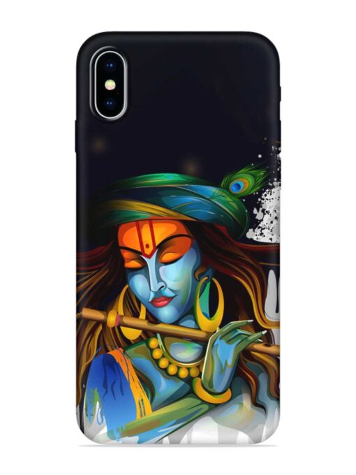 Krishna Art Embossed Soft Silicone Case for Apple Iphone X Zapvi