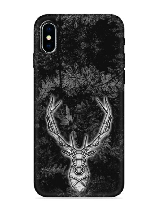 Ancient Deer Embossed Soft Silicone Case for Apple Iphone X Zapvi