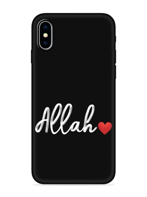 Allah Embossed Soft Silicone Case for Apple Iphone X Zapvi