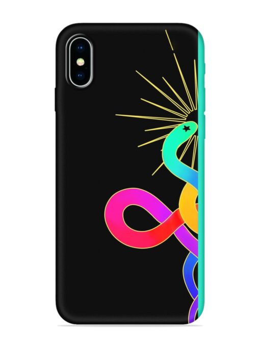 Art Geometric Abstraction Embossed Soft Silicone Case for Apple Iphone X Zapvi