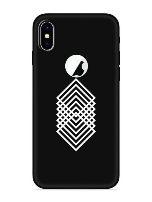 Faay Art Embossed Soft Silicone Case for Apple Iphone X (Logo Cut) Zapvi