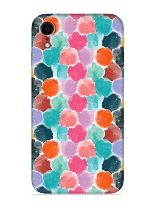 Colorful Seamless Pattern Embossed Soft Silicone Case for Apple Iphone Xr Zapvi