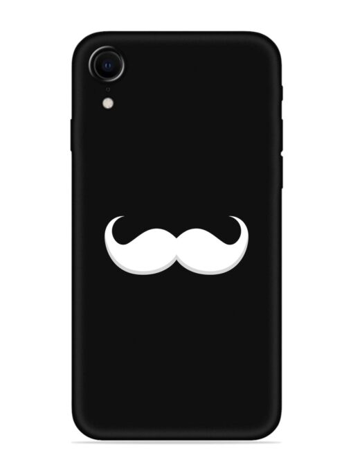 Mustache Vector Embossed Soft Silicone Case for Apple Iphone Xr Zapvi