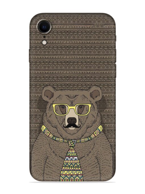 Grizzly Bear Embossed Soft Silicone Case for Apple Iphone Xr Zapvi