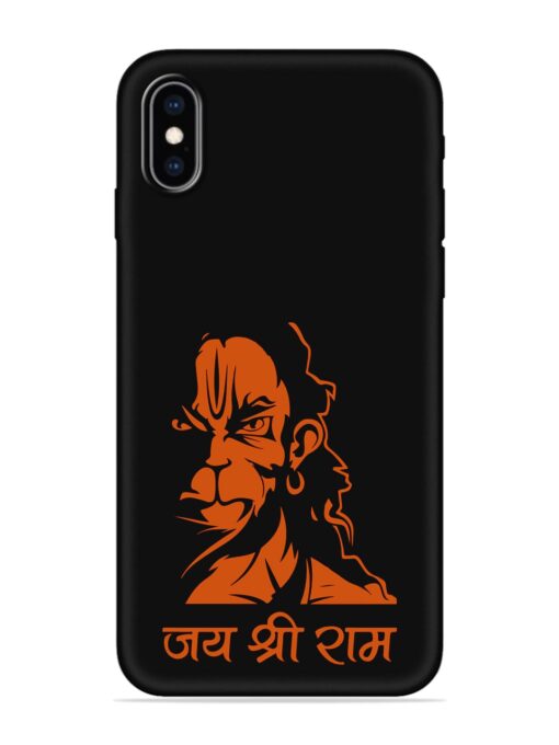 Angry Hanuman Embossed Soft Silicone Case for Apple Iphone Xs Max Zapvi