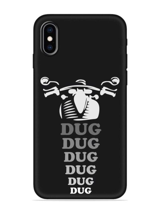 Dug Dug Dug Embossed Soft Silicone Case for Apple Iphone Xs Max Zapvi