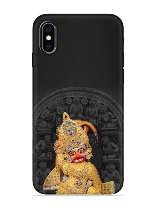 Indian Gold Hanuman Embossed Soft Silicone Case for Apple Iphone Xs Max Zapvi