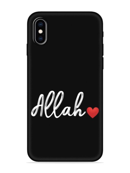 Allah Embossed Soft Silicone Case for Apple Iphone Xs Max Zapvi