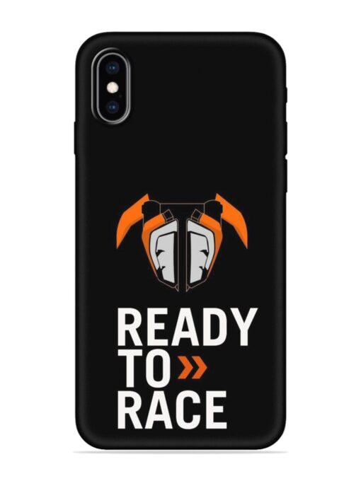 Ready To Race Embossed Soft Silicone Case for Apple Iphone Xs Max Zapvi