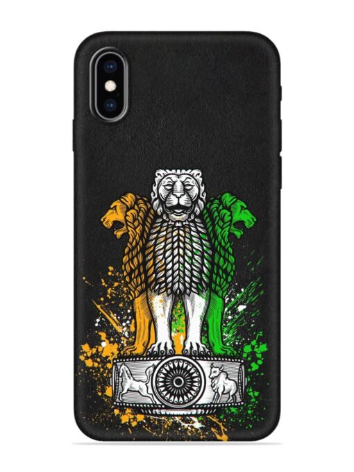 Pillars Of Ashoka Embossed Soft Silicone Case for Apple Iphone Xs Max Zapvi