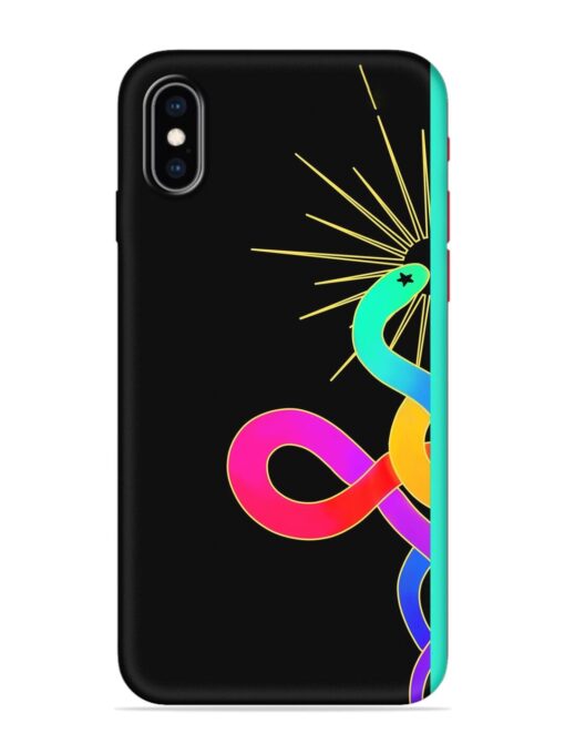 Art Geometric Abstraction Embossed Soft Silicone Case for Apple Iphone Xs Max Zapvi