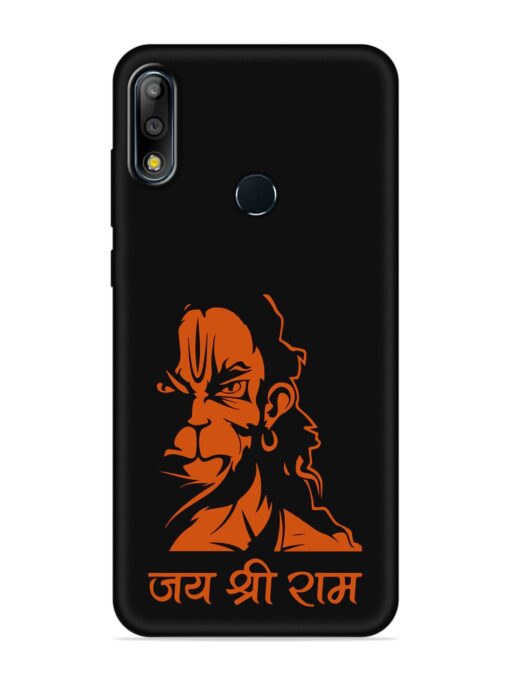 Angry Hanuman Embossed Soft Silicone Case for Asus Zenfone Max Pro M2 Zapvi