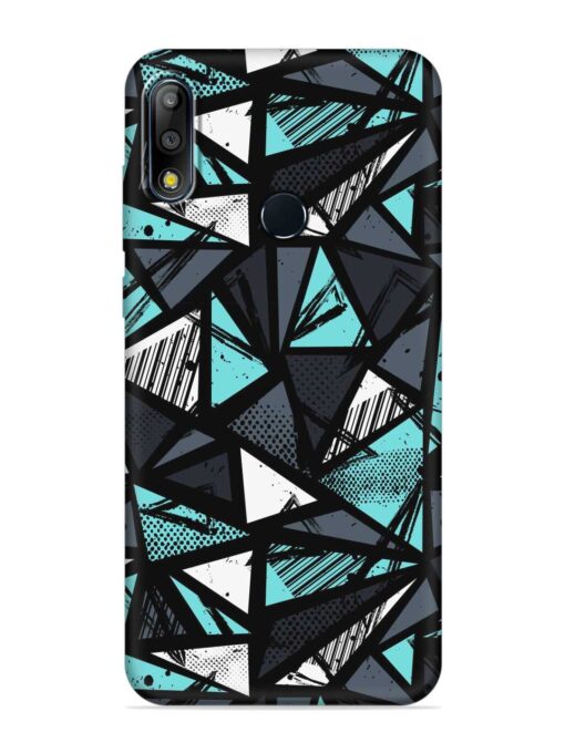 Abstract Seamless Embossed Soft Silicone Case for Asus Zenfone Max Pro M2 Zapvi