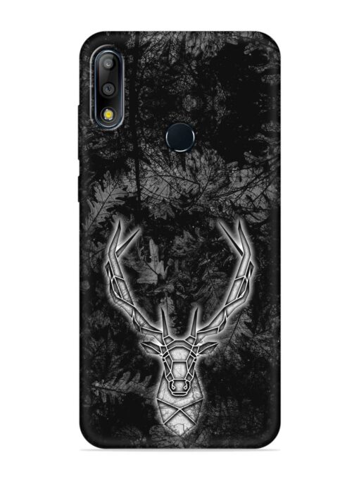 Ancient Deer Embossed Soft Silicone Case for Asus Zenfone Max Pro M2 Zapvi