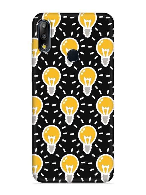 Light Bulb Seamless Embossed Soft Silicone Case for Asus Zenfone Max Pro M2 Zapvi