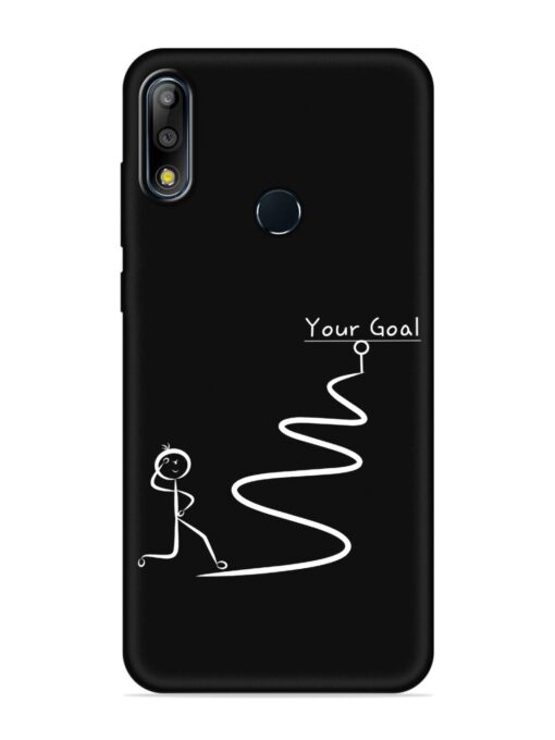 Your Goal Embossed Soft Silicone Case for Asus Zenfone Max Pro M2 Zapvi