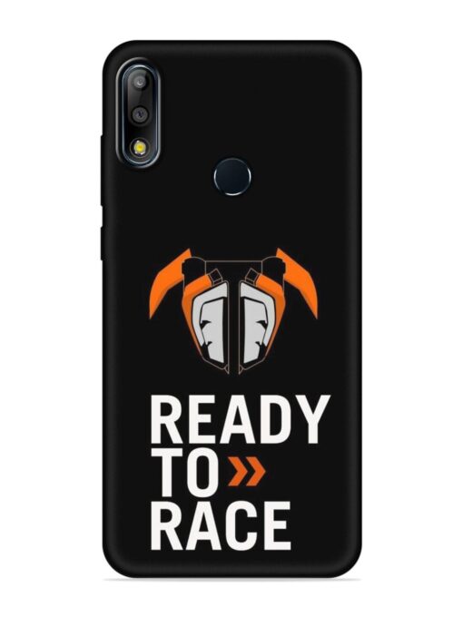 Ready To Race Embossed Soft Silicone Case for Asus Zenfone Max Pro M2 Zapvi