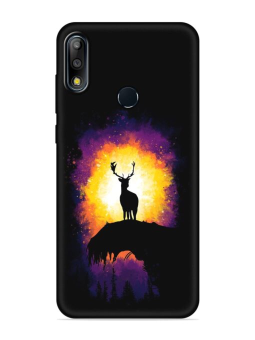 Elk Animal Art Embossed Soft Silicone Case for Asus Zenfone Max Pro M2 Zapvi