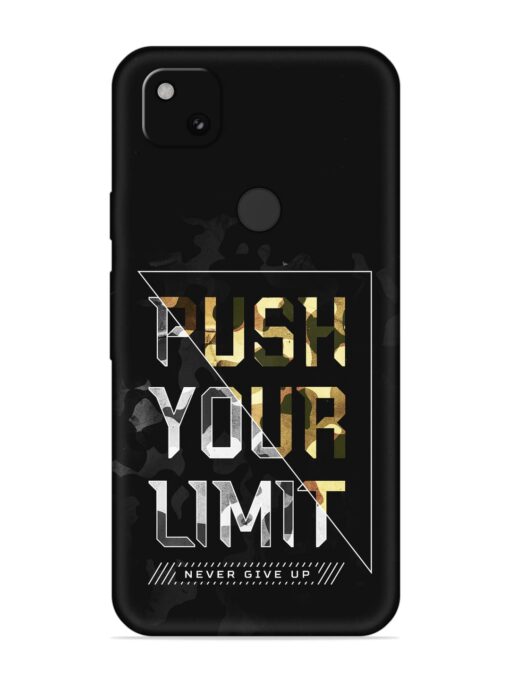 Push Your Limits Embossed Soft Silicone Case for Google Pixel 4A Zapvi