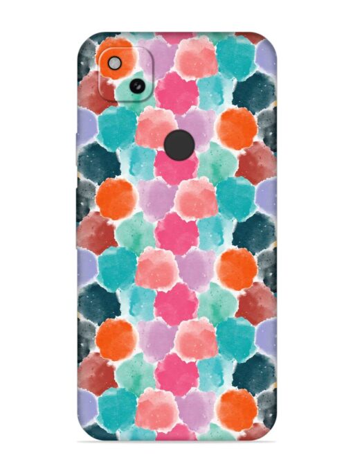 Colorful Seamless Pattern Embossed Soft Silicone Case for Google Pixel 4A Zapvi