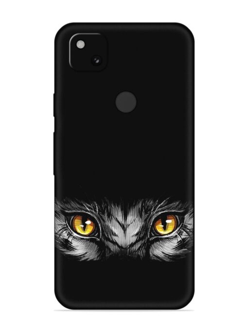 Scary Eye Embossed Soft Silicone Case for Google Pixel 4A Zapvi