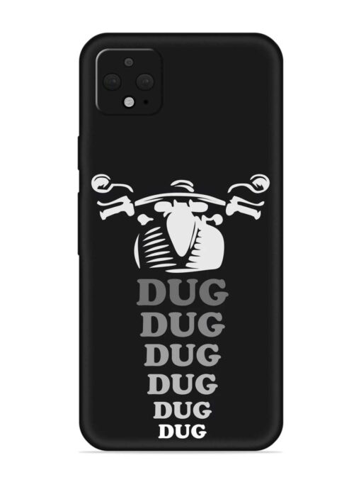 Dug Dug Dug Embossed Soft Silicone Case for Google Pixel 4 Xl Zapvi