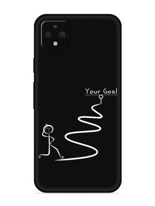 Your Goal Embossed Soft Silicone Case for Google Pixel 4 Xl Zapvi