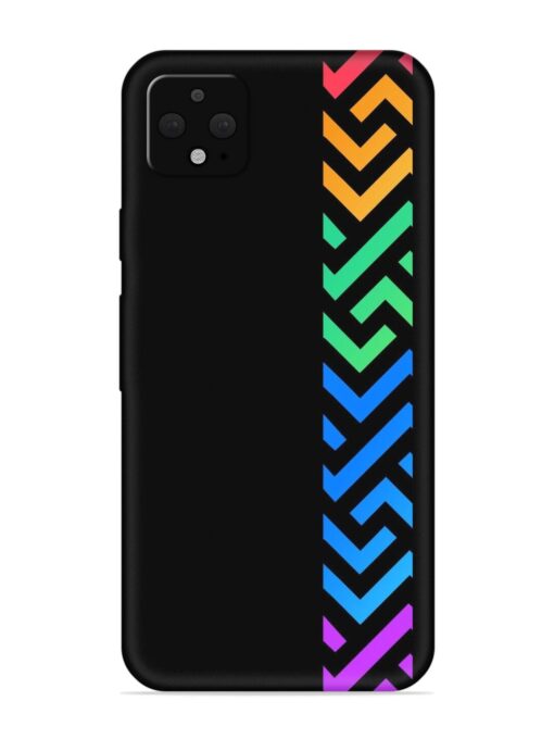 Colorshape Stripes Embossed Soft Silicone Case for Google Pixel 4 Xl Zapvi