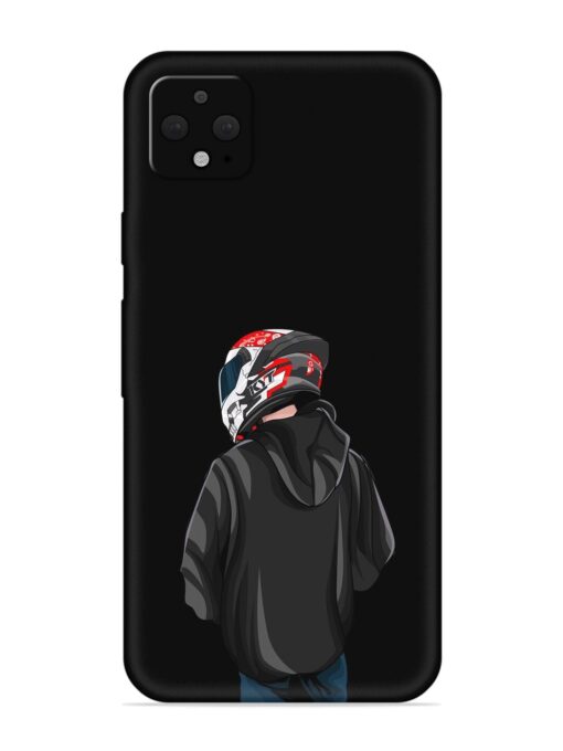 Motorcycle Rider Embossed Soft Silicone Case for Google Pixel 4 Xl Zapvi