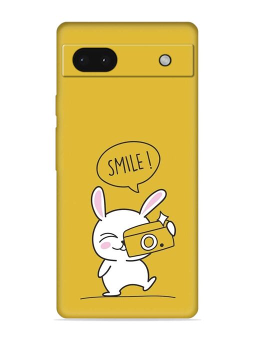 Hey Smile Please Embossed Soft Silicone Case for Google Pixel 6A Zapvi