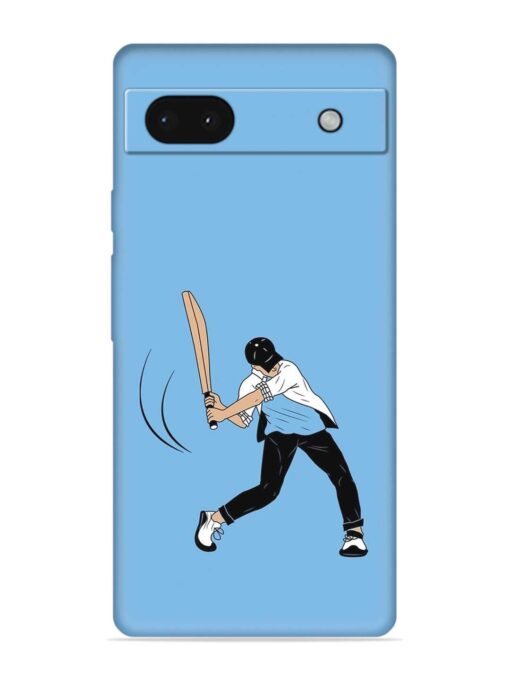 Cricket Gully Boy Embossed Soft Silicone Case for Google Pixel 6A Zapvi