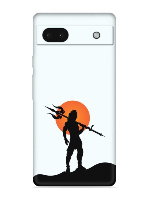 Lord Mahadev Trendy Embossed Soft Silicone Case for Google Pixel 6A Zapvi