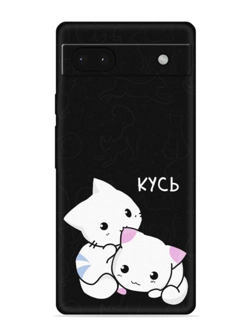 Kycb Cat Embossed Soft Silicone Case for Google Pixel 6A Zapvi