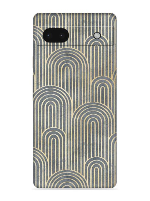 Art Deco Style Embossed Soft Silicone Case for Google Pixel 6A Zapvi