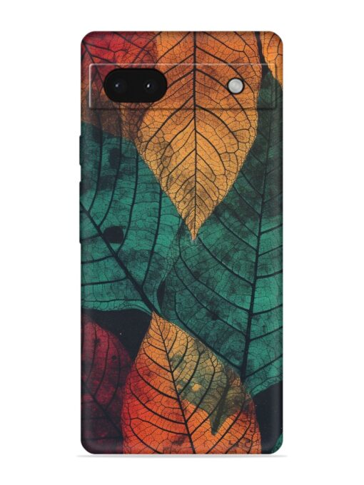 Leaves Artwork Embossed Soft Silicone Case for Google Pixel 6A Zapvi