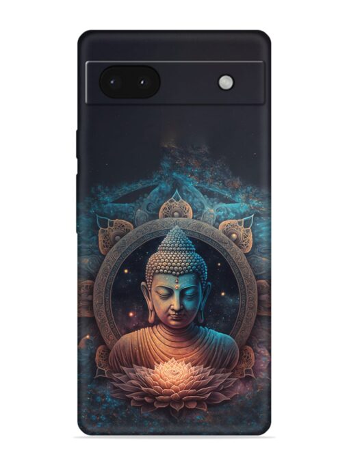 Gautam Buddha Embossed Soft Silicone Case for Google Pixel 6A Zapvi