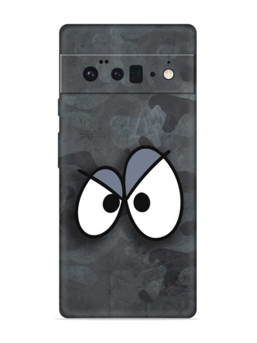 Big Eyes Night Mode Embossed Soft Silicone Case for Google Pixel 6 Pro Zapvi