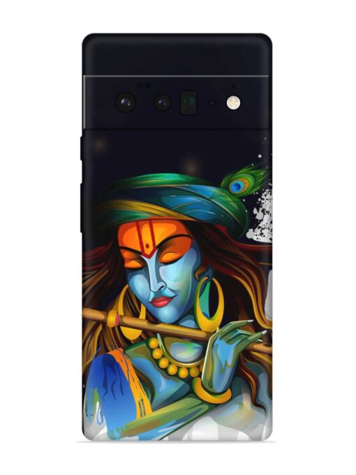 Krishna Art Embossed Soft Silicone Case for Google Pixel 6 Pro Zapvi