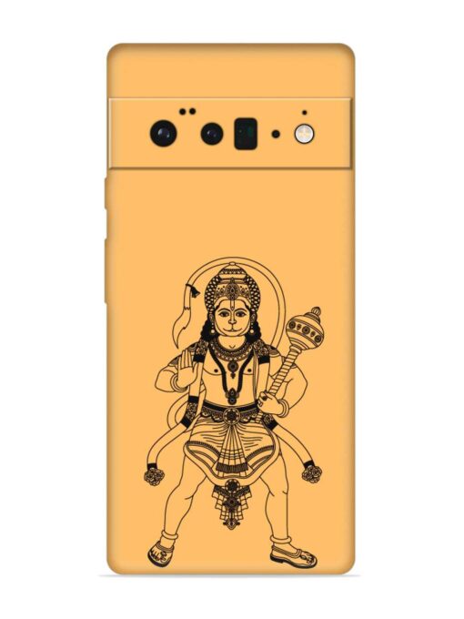 Indian God Hanuman Embossed Soft Silicone Case for Google Pixel 6 Pro Zapvi