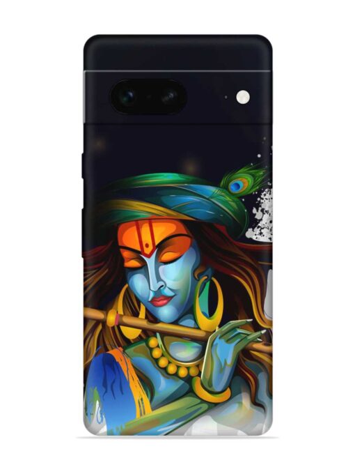 Krishna Art Embossed Soft Silicone Case for Google Pixel 7 Zapvi