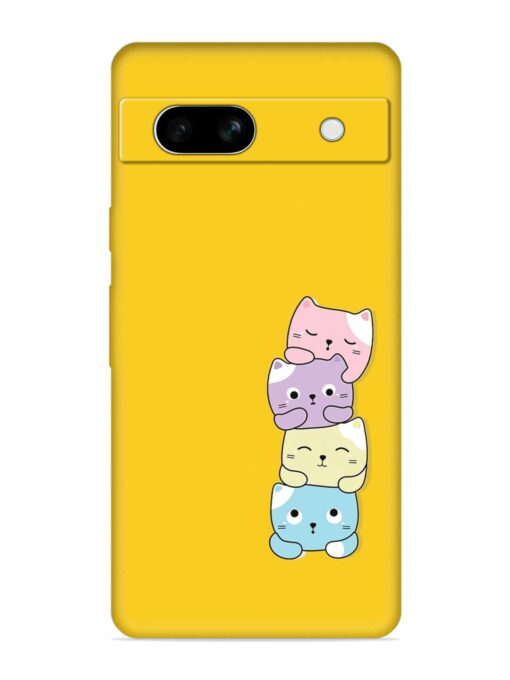 Cartoon Anime Embossed Soft Silicone Case for Google Pixel 7A Zapvi