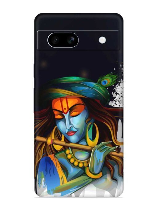 Krishna Art Embossed Soft Silicone Case for Google Pixel 7A Zapvi