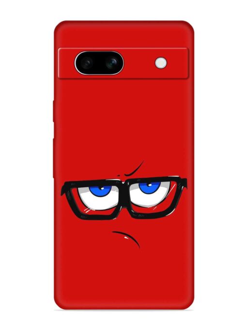 Rad Angry Face Embossed Soft Silicone Case for Google Pixel 7A Zapvi