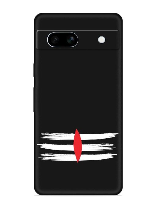 Mahadev Tilak Vector Embossed Soft Silicone Case for Google Pixel 7A Zapvi