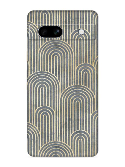 Art Deco Style Embossed Soft Silicone Case for Google Pixel 7A Zapvi