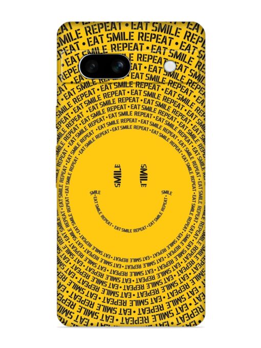 Smiley Embossed Soft Silicone Case for Google Pixel 7A Zapvi