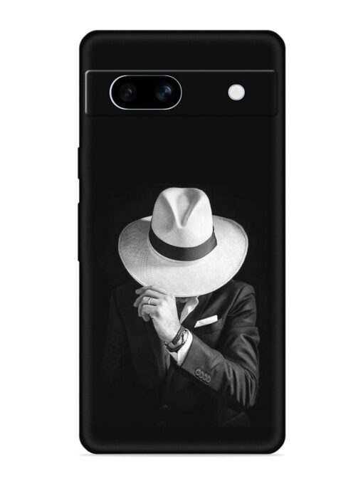 Men Under Hat Embossed Soft Silicone Case for Google Pixel 7A Zapvi